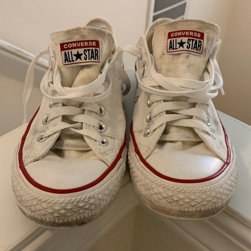 Converse, worn.